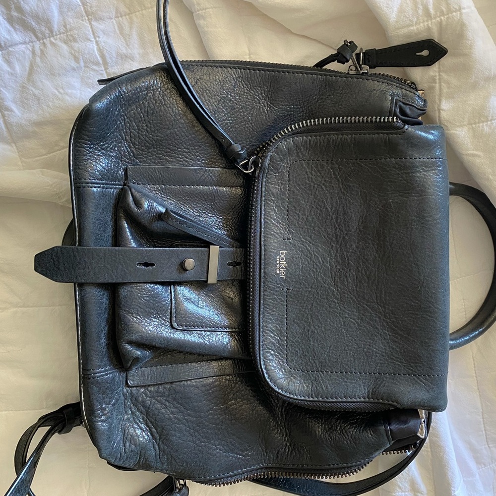 Black Botkier Warren leather backpack